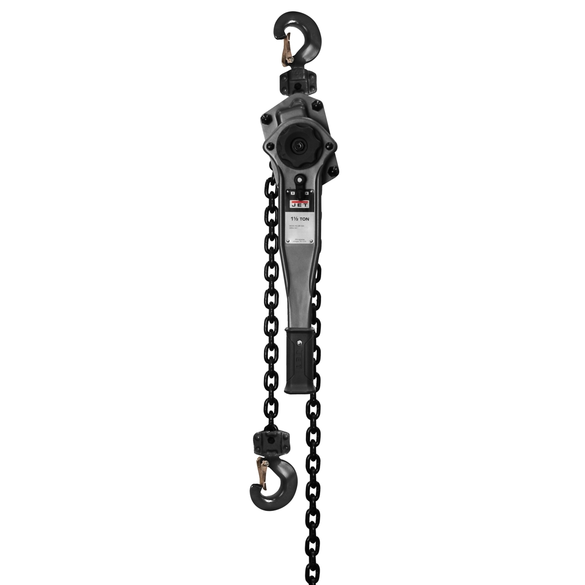JET, JLP Manual Lever Hoist, Capacity 3000 lb, Lift Height 50 ft, Model# JLP-150A-50SH